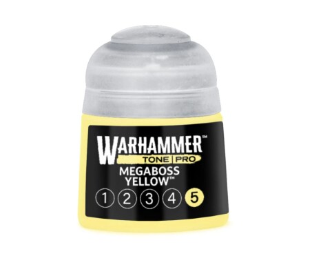 Акрилова фарба Warhammer Tone Pro: Megaboss Yellow 5 детальное изображение Акриловые на водной основе  Краски