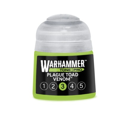 Акрилова фарба Warhammer Tone: Plague Toad Venom 3 детальное изображение Акриловые на водной основе  Краски