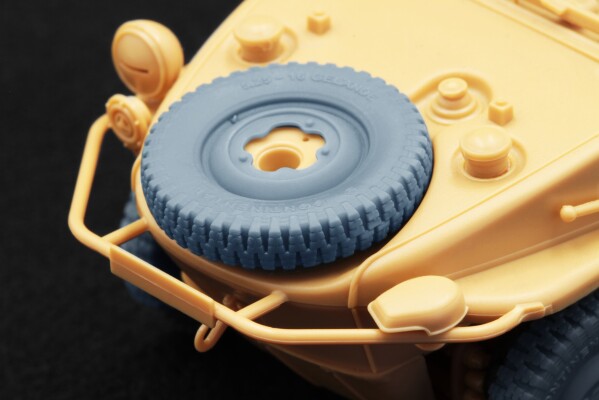 Набор колес (с деформацией) для Schwimmwagen Gelände v1 (5.25-16) для Italeri, Tamiya, AFV club детальное изображение Колёса Афтермаркет