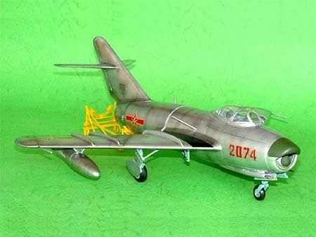 Scale model 1/32 Aircraft Mikoyan MiG-17PF &quot;Fresco&quot; (F-5A)  Trumpeter 02206 детальное изображение Самолеты 1/32 Самолеты
