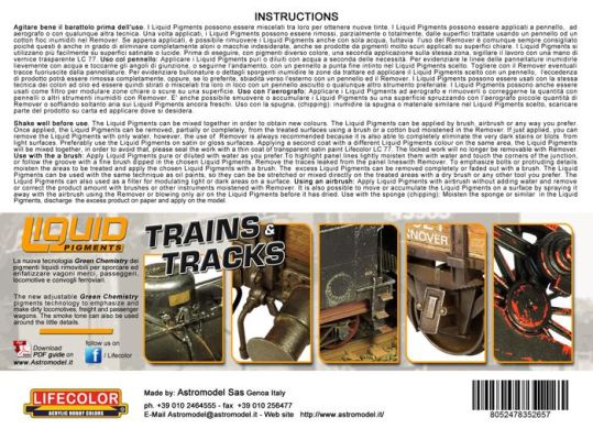 Набор жидких пигментов Trains &amp; Tracks детальное изображение Наборы weathering Weathering