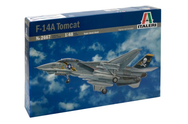 Збірна модель 1/48 Літак  F-14A Tomcat Italeri 2667 детальное изображение Самолеты 1/48 Самолеты