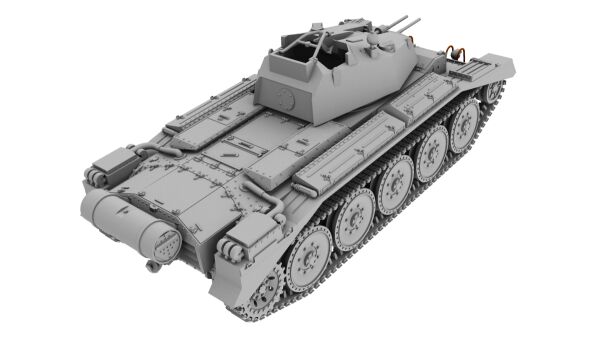 Збірна модель Crusader Anti-Air Tank Mk.III with 20mm Oerlikon Guns детальное изображение Бронетехника 1/72 Бронетехника