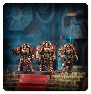 Игровой набор Warhammer 40000 - HORUS HERESY: CUSTODES - AQUILON TERMINATOR SODALITY детальное изображение Ересь Хоруса WARHAMMER 40,000