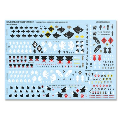 Game set Warhammer 40000: SPACE WOLVES ARMY SET (ENGLISH) детальное изображение Космические Волки Космические Десантники