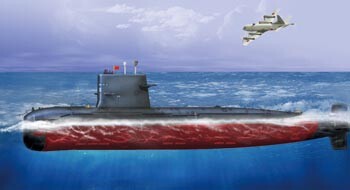 Збірна модель 1/200 Китайський ударний підводний човен класу «Сун» 039G1 Bronco BB2006 детальное изображение Подводный флот Флот