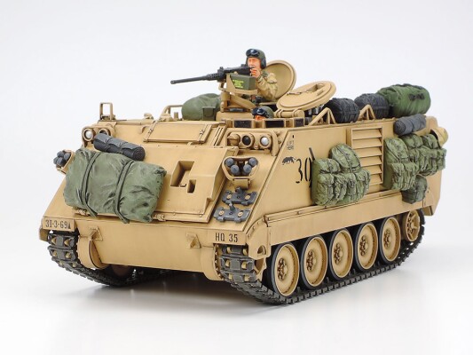 Scale model 1/35 American armored personnel carrier M113A2 Desert Ver. Tamiya 35265 детальное изображение Бронетехника 1/35 Бронетехника