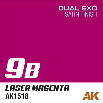 Dual exo 9b – laser magenta 60ml детальное изображение AK Dual EXO Краски