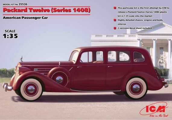 Packard Twelve (серии 1408), Американский пассажирский автомобиль  детальное изображение Автомобили 1/35 Автомобили