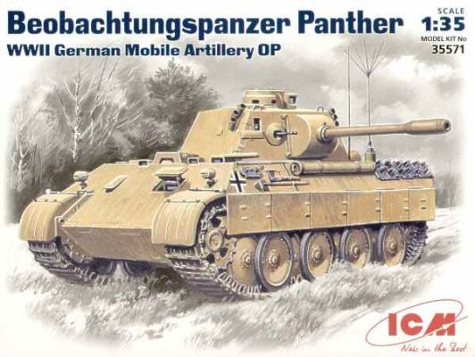 Beobachtungspanzer Panther, немецький рухливий АНП детальное изображение Бронетехника 1/35 Бронетехника