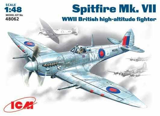 Spitfire Mk.VII детальное изображение Самолеты 1/48 Самолеты