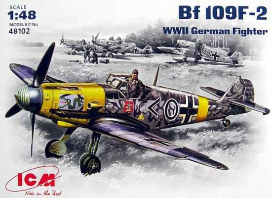 Messerschmitt Bf 109F-2 детальное изображение Самолеты 1/48 Самолеты