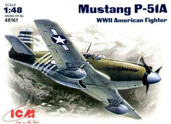 Mustang P-51А детальное изображение Самолеты 1/48 Самолеты