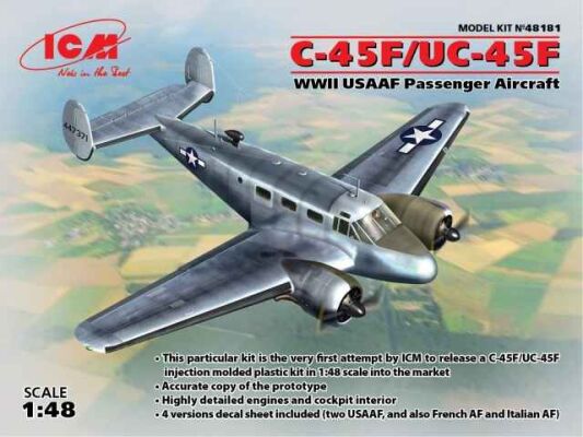 C-45F/UC-45F детальное изображение Самолеты 1/48 Самолеты