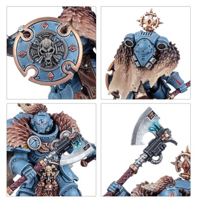 Game set Warhammer 40000: SPACE WOLVES ARMY SET (ENGLISH) детальное изображение Космические Волки Космические Десантники