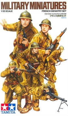 Сборная модель 1/35 Фигуры Набор французской пехоты (6 фигурок) Tamiya 35288 детальное изображение Фигуры 1/35 Фигуры