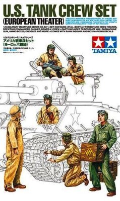 Збірна модель 1/35 Фігури Набір «Американський танковий екіпаж» - Європейський театр воєнних дій Tamiya 35347 детальное изображение Фигуры 1/35 Фигуры