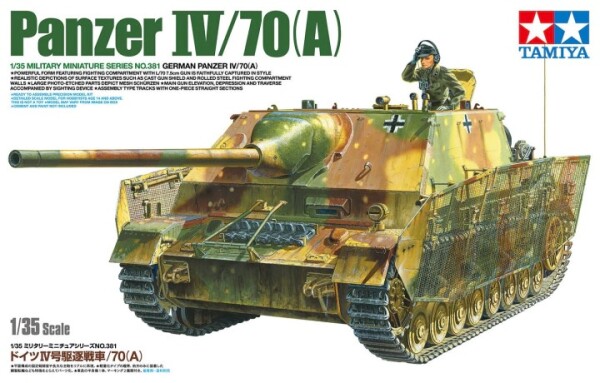 Збірна модель 1/35 Німецький танк Panzer IV/70(A) Tamiya 35381 детальное изображение Бронетехника 1/35 Бронетехника