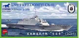 Сборная модель военного корабля США LCS-1 USS «Свобода» детальное изображение Флот 1/350 Флот