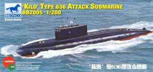 Збірна модель ударного підводного човна типу 636 класу «Кіло» детальное изображение Подводный флот Флот