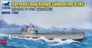 Buildable model of a German U-IXC long-range submarine детальное изображение Подводный флот Флот