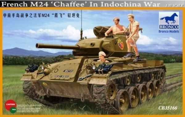 French M24 ‘Chaffee’ In ‘Indochina’War детальное изображение Бронетехника 1/35 Бронетехника