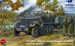 SdKfz 6 - Mittlerer Zugkraftwagen 5t (B№9b) Pioneer Version детальное изображение Бронетехника 1/35 Бронетехника