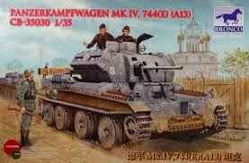 Німецький середній танк PanzerKampfwagen Mk IV, 744(e) (A13) детальное изображение Бронетехника 1/35 Бронетехника