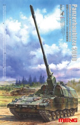 Збірна модель 1/35 Німецька самохідна гаубиця Panzerhaubitze 2000 Meng TS-012 детальное изображение Артиллерия 1/35 Артиллерия