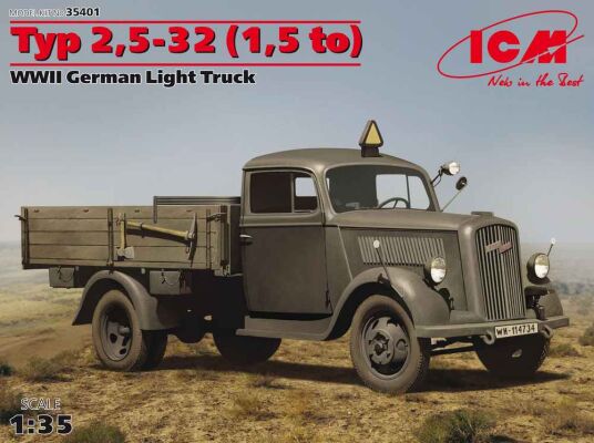 Typ 2.5-32 (1.5 ), German light truck II MV детальное изображение Автомобили 1/35 Автомобили