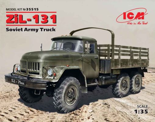 ЗиЛ-131, Советский армейский грузовой автомобиль детальное изображение Автомобили 1/35 Автомобили