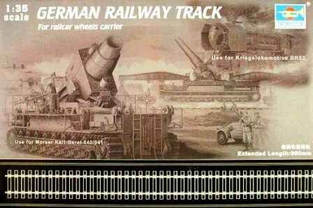 Track set 1/35 German railway Trumpeter 00213 детальное изображение Железная дорога 1/35 Железная дорога