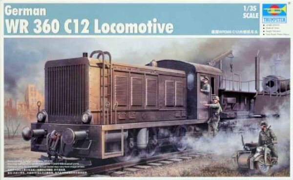 Сборная модель 1/35 Немецкий локомотив WR 360 C12  Трумпетер 00216 детальное изображение Железная дорога 1/35 Железная дорога