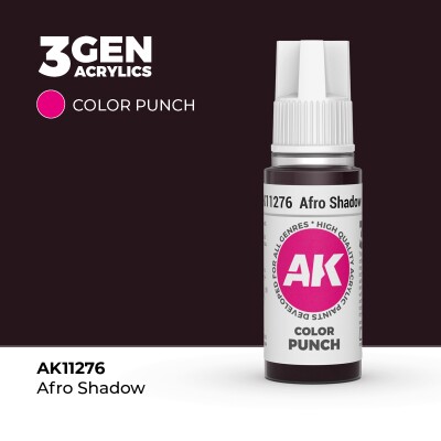 Акрилова краска AFRO SHADOW – COLOR PUNCH / АФРО-ТЕНЬ AK-interactive AK11276 детальное изображение General Color AK 3rd Generation