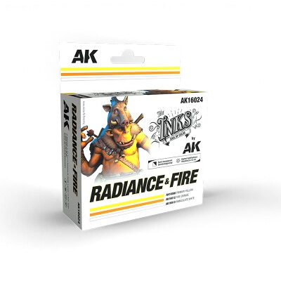 НАБІР ФАРБ RADIANCE &amp; FIRE – INK SET AK-interactive AK16024 детальное изображение Наборы красок Краски