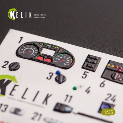 Kozak-2 Ukrainian MRAP 3D interior decal for ICM kit 1/35 KELIK K35020 детальное изображение 3D Декали Афтермаркет