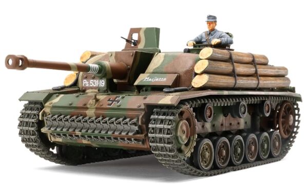 Збірна модель 1/35 Німецька самохідна артилерійська установка STUG III G FINLAND Tamiya 35310 детальное изображение Бронетехника 1/35 Бронетехника