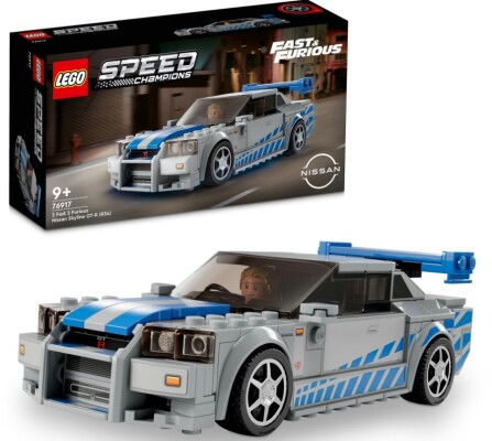 Constructor LEGO Speed Champions &quot;Double Faster&quot; Nissan Skyline GT-R (R34) 76917 детальное изображение Speed Champions Lego