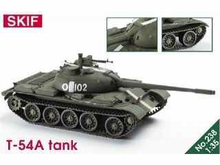 Збірна модель 1/35 Танк Т-54A SKIF MK238 детальное изображение Бронетехника 1/35 Бронетехника