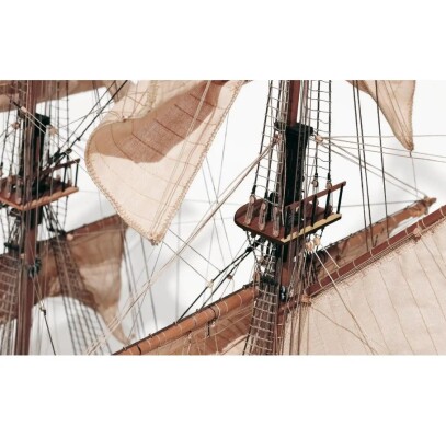 Scale wooden model 1/80 Pirate brigantine &quot;Corsair&quot; OcCre 13600 детальное изображение Корабли Модели из дерева