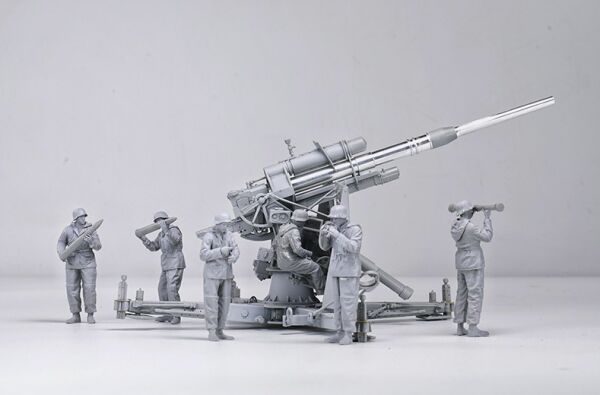 Збірна модель1/35 Німецька зенітка Flak 36 88Gun Metal Box with Metal Gun Border Model BT-013 детальное изображение Артиллерия 1/35 Артиллерия