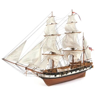 Scale wooden model 1/60 Royal Navy Ship HMS Beagle OcCre 12005 детальное изображение Корабли Модели из дерева