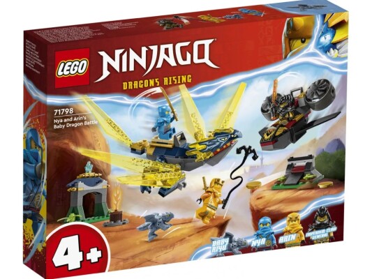 Конструктор LEGO NINJAGO Битва дракончиков Нии и Арина 71798 детальное изображение NINJAGO Lego