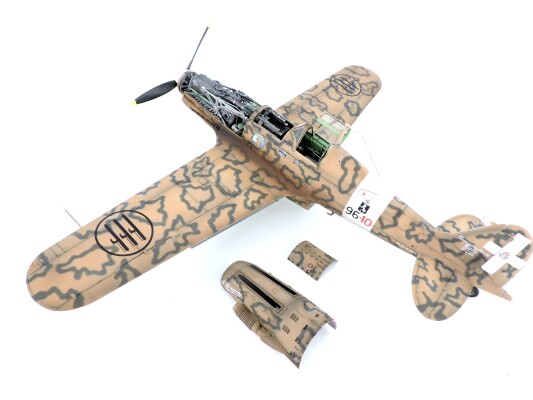 Збірна модель 1/32 літак MACCHI MC.202 FOLGORE Italeri 2518 детальное изображение Самолеты 1/32 Самолеты