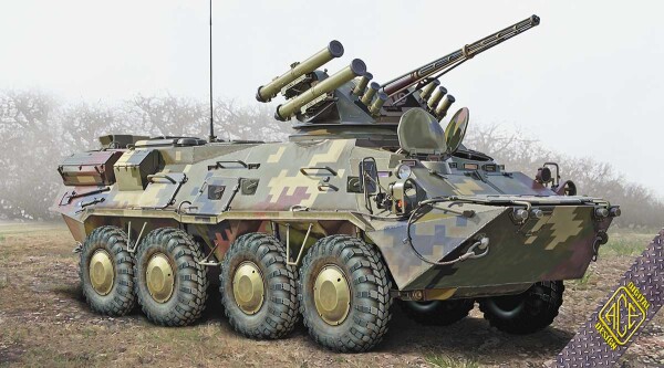 Збірна модель 1/72 БТР-3Е1 (Український БТР) ACE 72175 детальное изображение Бронетехника 1/72 Бронетехника