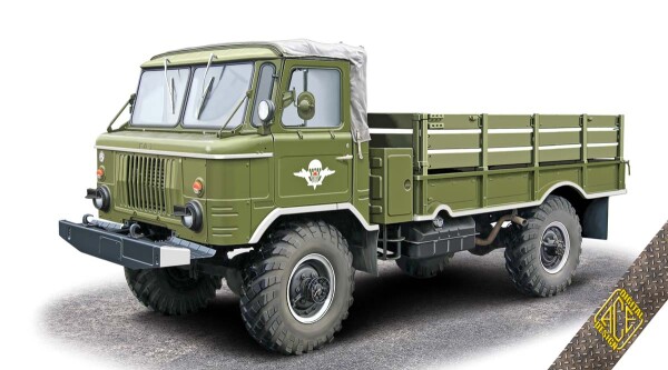 Scale model 1/72 Soviet truck GAZ-66B 4x4 2t for Airborne Forces ACE 72186 детальное изображение Автомобили 1/72 Автомобили