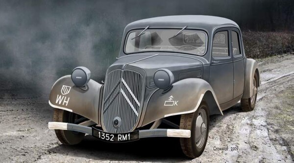 Збірна модель 1/72 Штабна машина Traction Avant 11CV ACE 72273 детальное изображение Автомобили 1/72 Автомобили