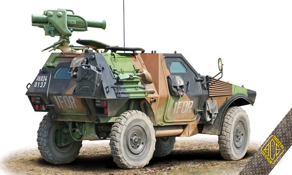 Scale model 1/72 French armored car VBL Milan PT missile carrier ACE 72421 детальное изображение Бронетехника 1/72 Бронетехника
