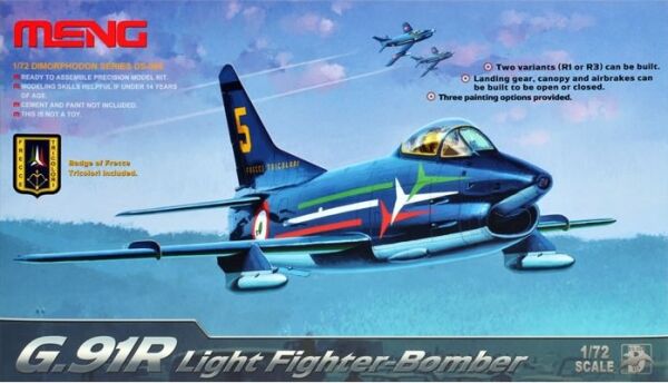 G.91R Light Fighter-Bomber детальное изображение Самолеты 1/72 Самолеты