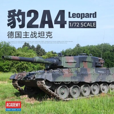Збірна модель 1/72 Німецький танк Леопард 2А4 Academy 13428 детальное изображение Бронетехника 1/72 Бронетехника